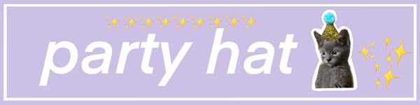 exclusive party hat merchandise