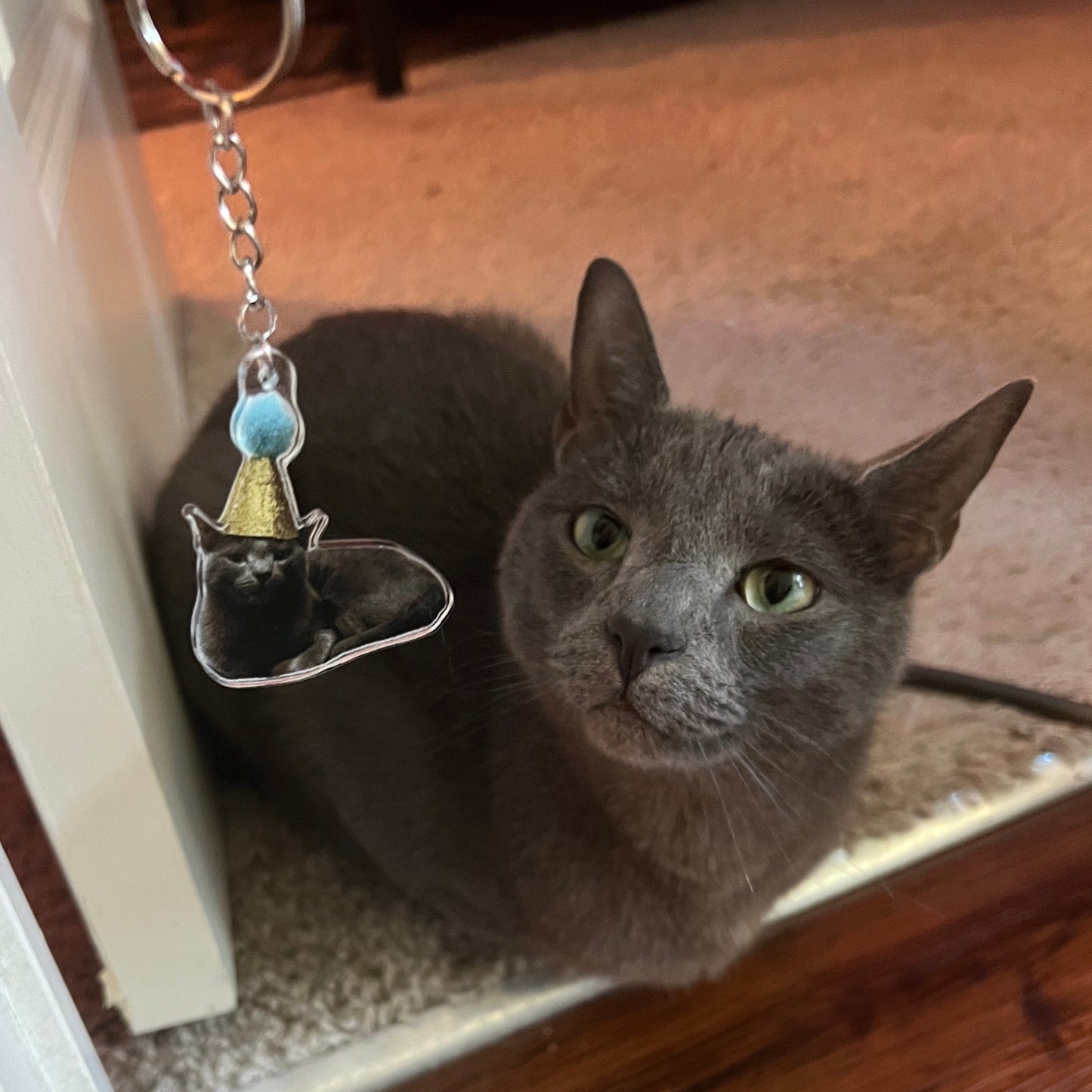 Party Hat Key Chain